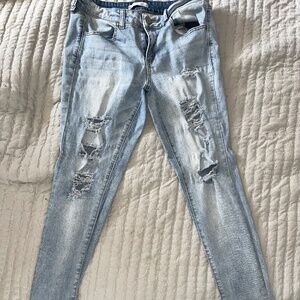 SO low rise jeggings size 11